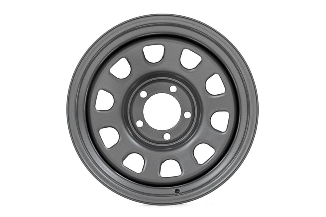 Steel Wheel | Gray | 15x10 | 5x4.5 | 3.30 Bore | -39 - The Suspension Specialists