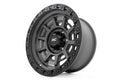 Rough Country 85 Series Wheel | Simulated Beadlock | Gunmetal Gray/Black | 17x9 | 5x5.5 | -0mm - The Suspension Specialists