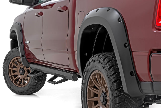 Pocket Fender Flares | PRV Delmonico Red | Ram 1500 2WD/4WD (2025-2026) - The Suspension Specialists