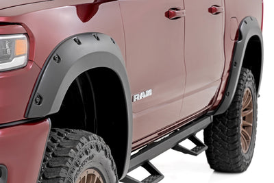 Rough Country Pocket Fender Flares | PXJ Diamond Black | Ram 1500 2WD/4WD (2025)
