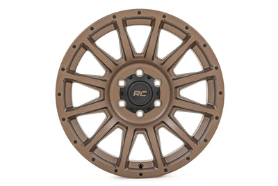 Rough Country 90 Series Wheel | One-Piece | Bronze | 18x9 | 5x5.5 | -12mm - The Suspension Specialists