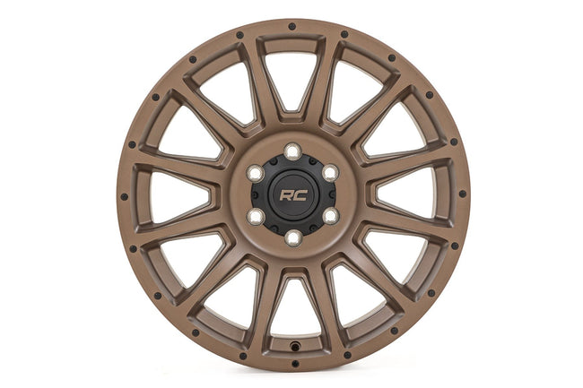 Rough Country 90 Series Wheel | One-Piece | Bronze | 18x9 | 6x5.5 | -12mm - The Suspension Specialists