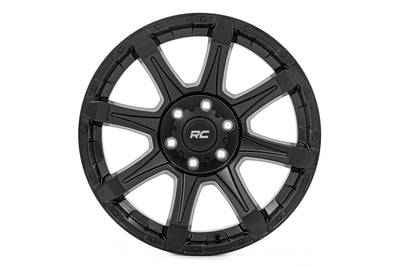 Rough Country 81 Series Wheel | One-Piece | Semi Gloss Black | 20x10 | 6x135 | -19mm - The Suspension Specialists