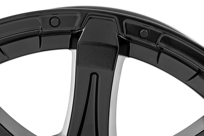 Rough Country 81 Series Wheel | One-Piece | Semi Gloss Black | 20x10 | 6x135 | -25mm - The Suspension Specialists