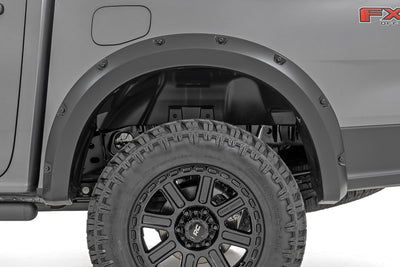 Rough Country Pocket Fender Flares | M7 Carbonized Gray | Ford Ranger 2WD/4WD (2024-2025) - The Suspension Specialists