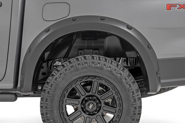 Rough Country Pocket Fender Flares | NE Cactus Gray | Ford Ranger 2WD/4WD (2024-2025) - The Suspension Specialists
