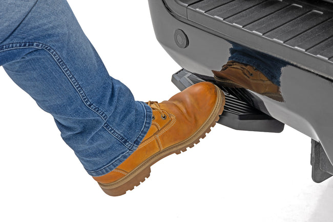 Retractable Bed Step | Manual Pull | Ford F-250/F-350 Super Duty (17-22) - The Suspension Specialists
