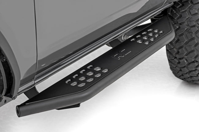 Rough Country OV2 Running Boards | Side Step Bars | 2-Door | Ford Bronco (2 Door) (21-25) - The Suspension Specialists