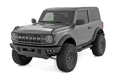 Rough Country OV2 Running Boards | Side Step Bars | 2-Door | Ford Bronco (2 Door) (21-25) - The Suspension Specialists