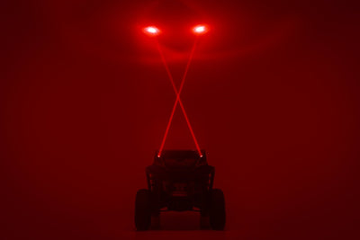 Rough Country Laser Whip Light Kit | RGBW | 2400 Lumens | Pair