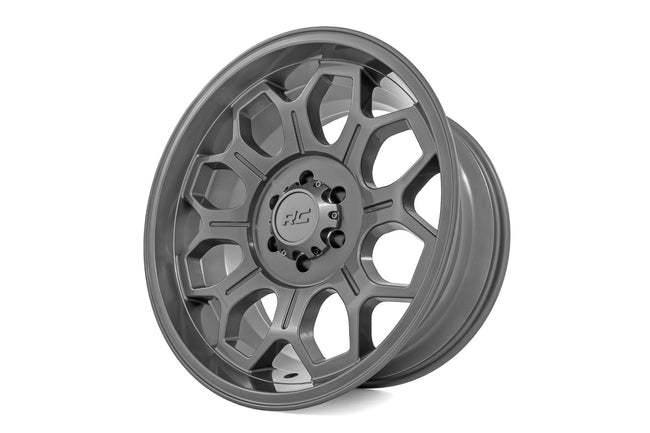 Rough Country 77 Series Wheel | One-Piece | Gunmetal Gray | 20x9 | 6x5.5 | +18mm - The Suspension Specialists