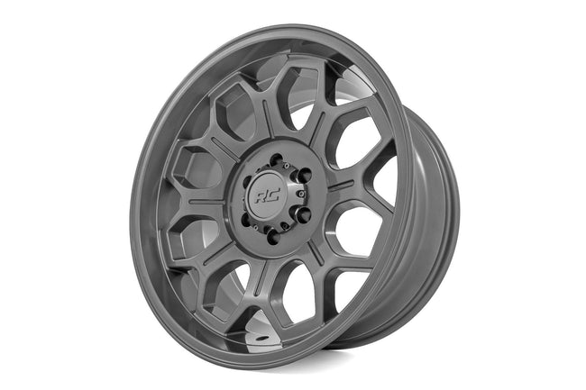 Rough Country 77 Series Wheel | One-Piece | Gunmetal Gray | 20x9 | 6x135 | +18mm - The Suspension Specialists