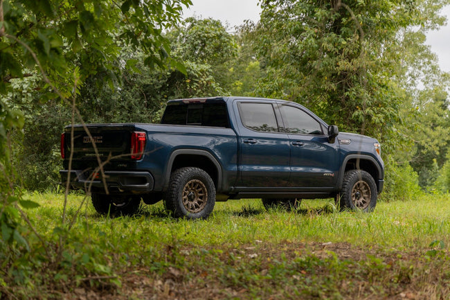 3.5 Inch Lift Kit | Mono Leaf Rear | M1 Struts/M1 | GMC Sierra 1500 2WD/4WD (2019-2024 & Classic) - The Suspension Specialists
