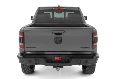 Rough Country Rear Bumper | Tubular | Ram 1500 2WD/4WD (2019-2025) - The Suspension Specialists