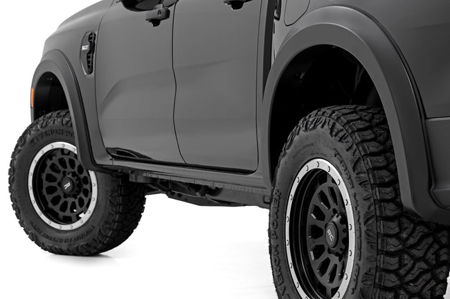 Rough Country Fender Flares | Sport | G1 Absolute Black | Ford Ranger 2WD/4WD (2024-2025) - The Suspension Specialists