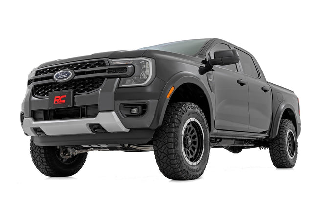 Rough Country Fender Flares | Sport | M7 Carbonized Gray | Ford Ranger 2WD/4WD (2024-2025) - The Suspension Specialists