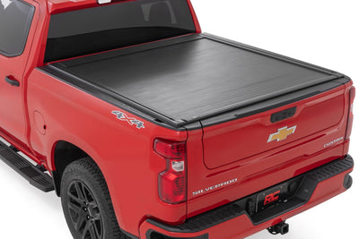 Rough Country Powered Retractable Bed Cover | 5'10" Bed | Chevy/GMC Sierra 1500 (19-26)/Silverado 1500 (19-26)