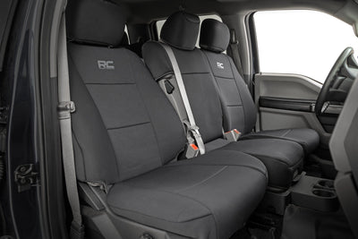 Seat Covers | FR Bench and RR Bench | Ford F-150/Lightning/F-250/F-350  (15-26) - The Suspension Specialists
