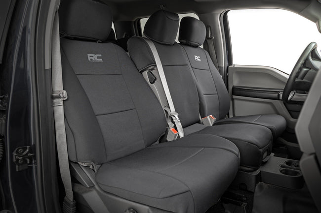 Seat Covers | FR Bench and RR Bench | Ford F-150/Lightning/F-250/F-350  (15-26) - The Suspension Specialists