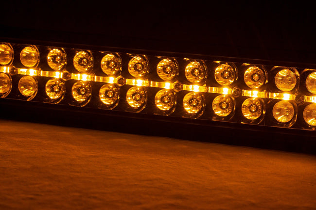 Rough Country 50 Inch Black Series LED Light Bar | Dual Row | Amber DRL - The Suspension Specialists