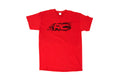 Rough Country T-Shirt | Rough Country Tread | Red | Size SM - The Suspension Specialists