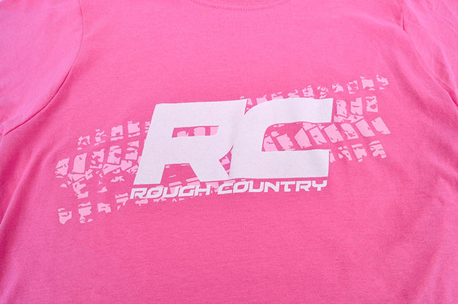 Rough Country T-Shirt | Women Fts Fit | Pink | Size S - The Suspension Specialists