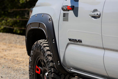 Rough Country Fender Flares | Defender | 6V7 Army Green | Toyota Tacoma 2WD/4WD (2016-2023)