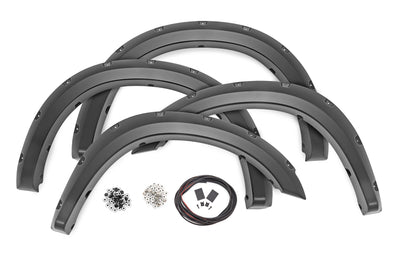 Rough Country Pocket Fender Flares | PXJ Diamond Black | Ram 2500/3500 2WD/4WD (2010-2018)