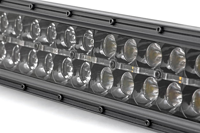 Rough Country 20 Inch Black Series LED Light Bar | Dual Row | Cool White DRL - The Suspension Specialists