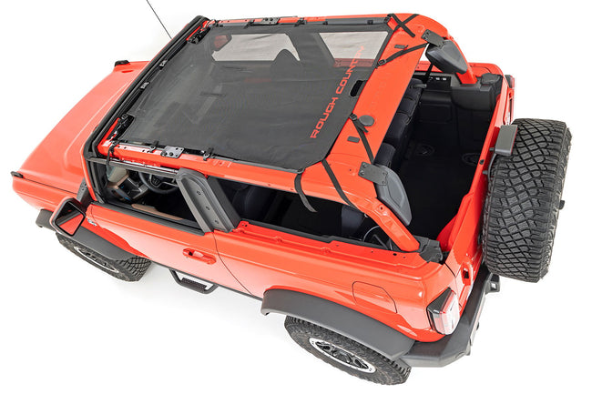 Mesh Bikini Top Plus | Black | Ford Bronco 4WD (2021-2025) - The Suspension Specialists
