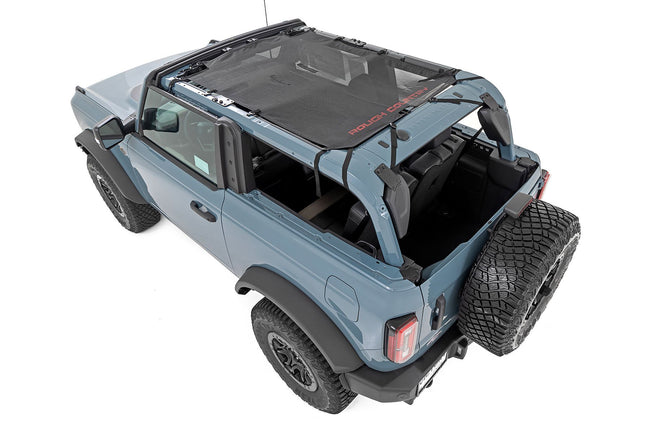 Mesh Bikini Top Plus | Black | Ford Bronco 4WD (2021-2025) - The Suspension Specialists