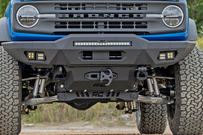 Rough Country Hidden Winch Mount | 12000S | Ford Bronco 4WD (2021-2025) - The Suspension Specialists
