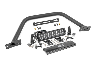 Safari Bar | 12" LED Light Bar | Black | Dual Row | OE Modular Steel | Ford Bronco (21-25) - The Suspension Specialists