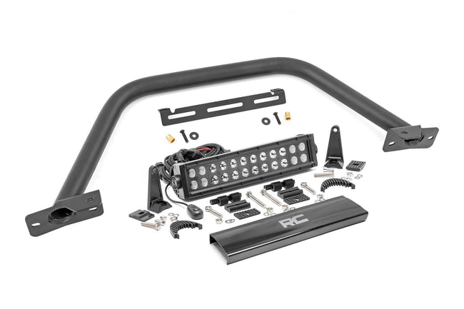Safari Bar | 12" LED Light Bar | Black | Dual Row | OE Modular Steel | Ford Bronco (21-25) - The Suspension Specialists