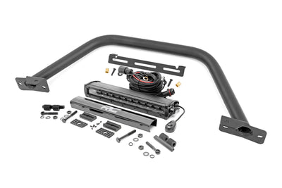 Safari Bar | 12" LED Light Bar | Black | Single Row | OE Modular Steel | Ford Bronco (21-25) - The Suspension Specialists