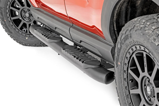 Oval Nerf Steps | Black | Ford Bronco Sport 4WD (2021-2025) - The Suspension Specialists