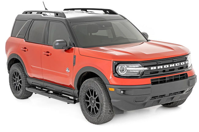Oval Nerf Steps | Black | Ford Bronco Sport 4WD (2021-2025) - The Suspension Specialists