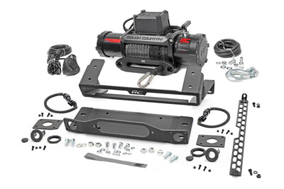 Rough Country High Winch Mount | All Models | 12000S | Ford Bronco 4WD (2021-2025) - The Suspension Specialists