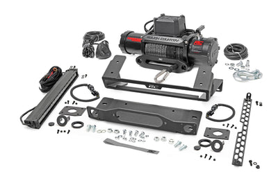 High Winch Mount | All Models | 9500S | 20 Inch Black Single Row LED | Ford Bronco (21-25) - The Suspension Specialists