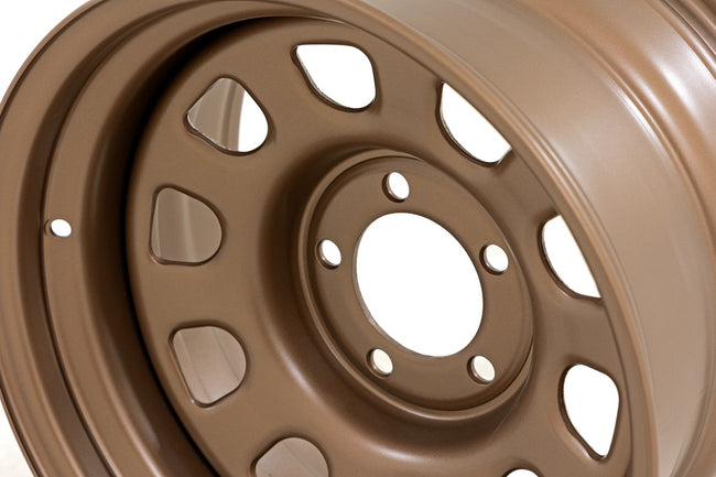 Steel Wheel | Bronze | 15x8 | 5x4.5 | 3.30 Bore | -19 - The Suspension Specialists