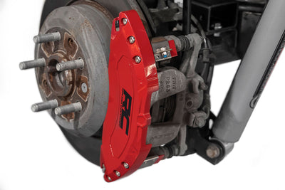 Rough Country Caliper Covers | Rear | Red | Chevy/GMC 1500 (19-25)