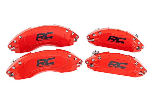 Caliper Covers | Front and Rear | Red | Chevy/GMC Sierra 1500 (19-26)/Silverado 1500 (19-26)