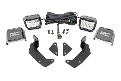 LED Light Kit | Cage Mount | 2" Chrome Pair | Wide Angle | CFMOTO UFORCE 1000 - The Suspension Specialists