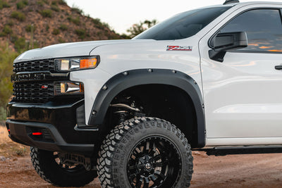 Rough Country Fender Flares | Sport | GXN Deep Bronze | Chevy Silverado 1500 2WD/4WD (22-26)