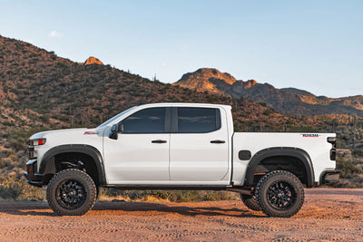 Rough Country Pocket Fender Flares | GPA Graphite | Chevy Silverado 1500 2WD/4WD (22-26)
