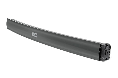 Rough Country 40 Inch Black Series LED Light Bar | Curved | Dual Row | Cool White DRL - The Suspension Specialists