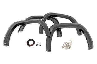Rough Country Pocket Fender Flares | 3U5 Supersonic Red | Toyota Tundra 2WD/4WD (2022-2025)