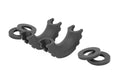 D-Ring Isolator Kit | Pair | Black - The Suspension Specialists