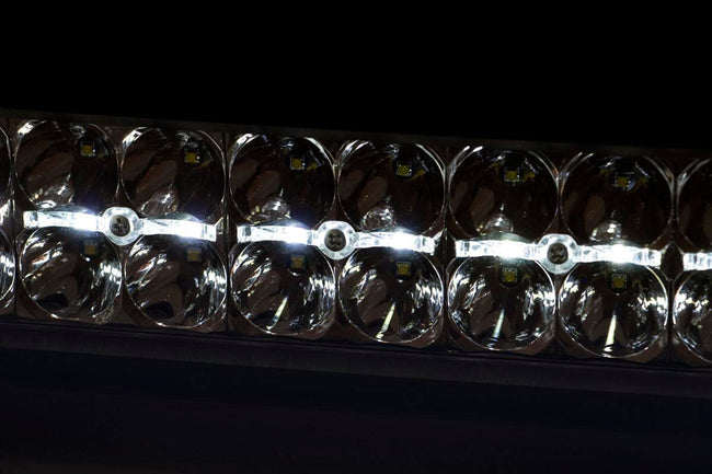 Rough Country 12 Inch Black Series LED Light Bar | Dual Row | White DRL - The Suspension Specialists
