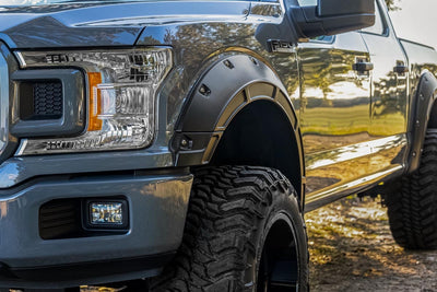 Rough Country Fender Flares | Defender | BN Silver Spruce | Ford F-150 2WD/4WD (2015-2020) - The Suspension Specialists